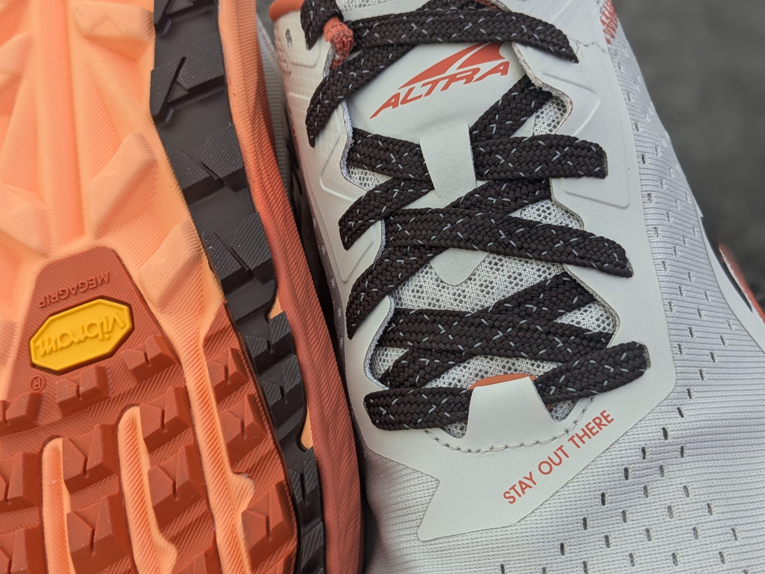 Altra Olympus 6 Close Up Down