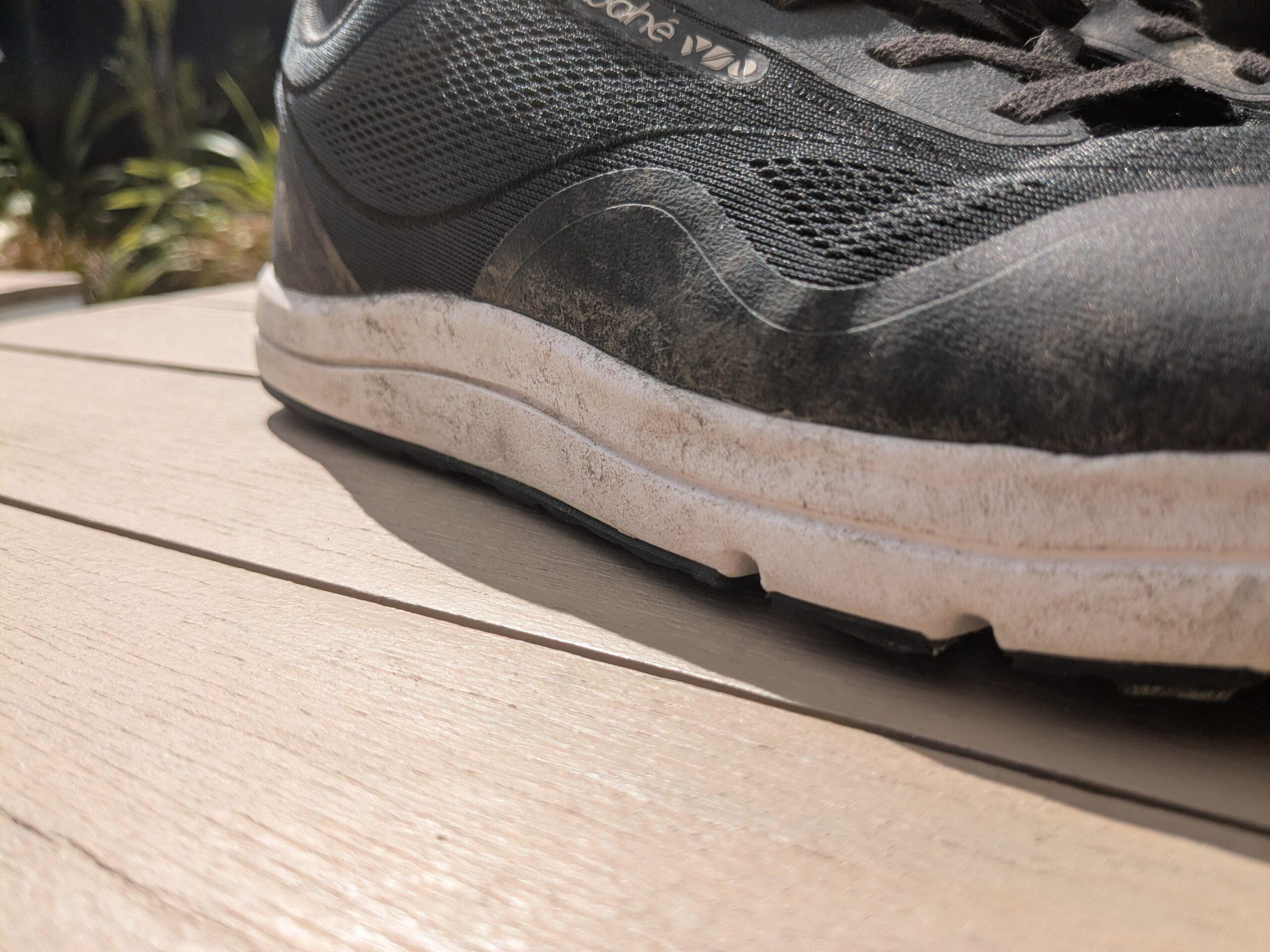 stack height measurement on zero drop shoe