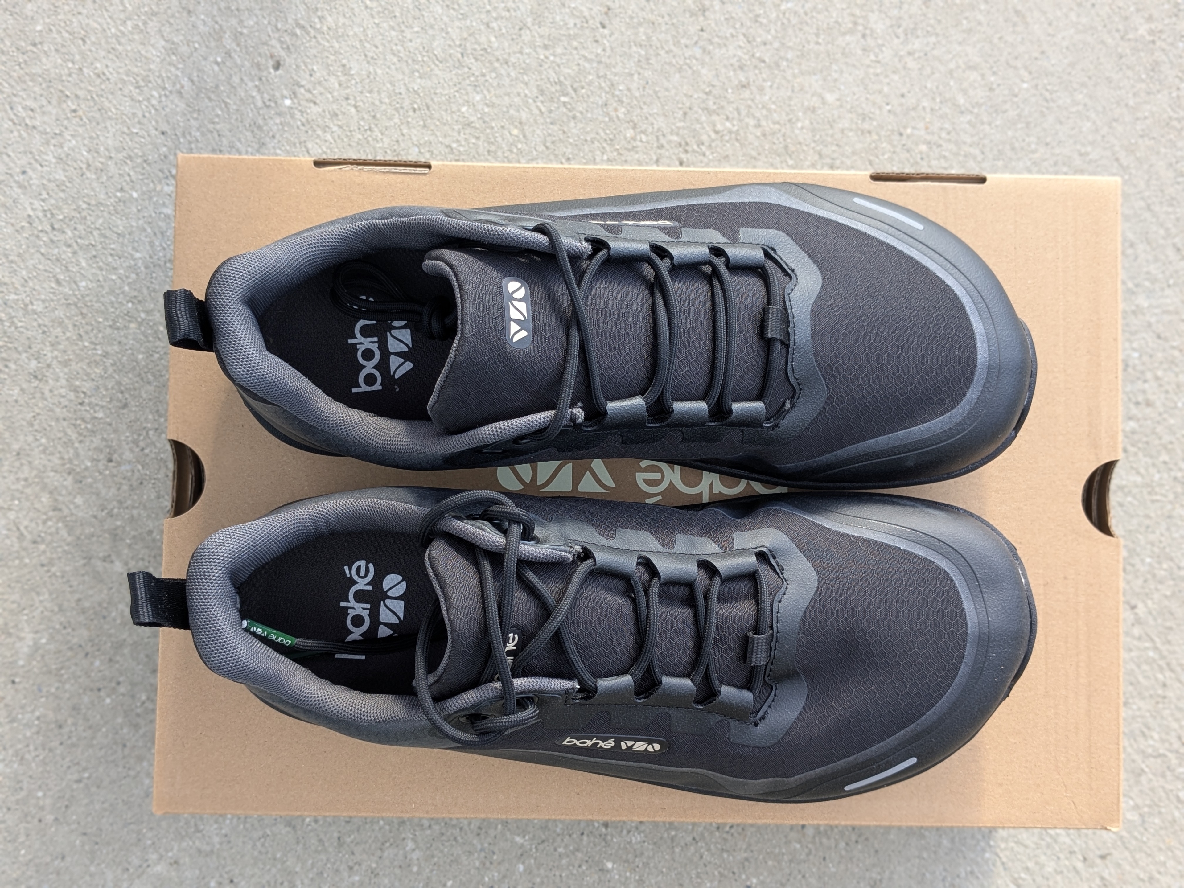 Bahé Rewild wide toe box showing anatomical shape and splay room