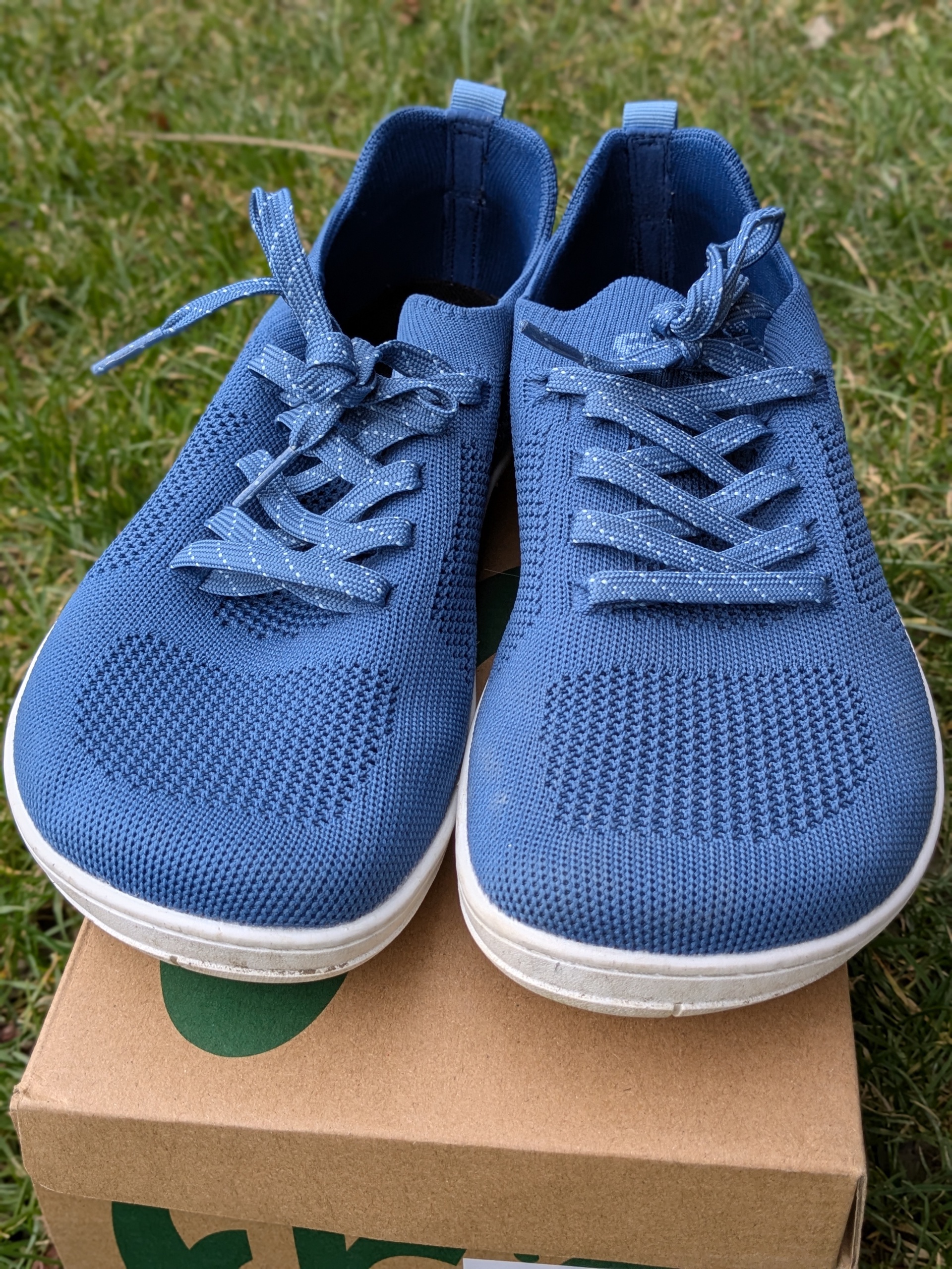 Freet Tanga 3 toe box viewed from the front showing the squared-off shape