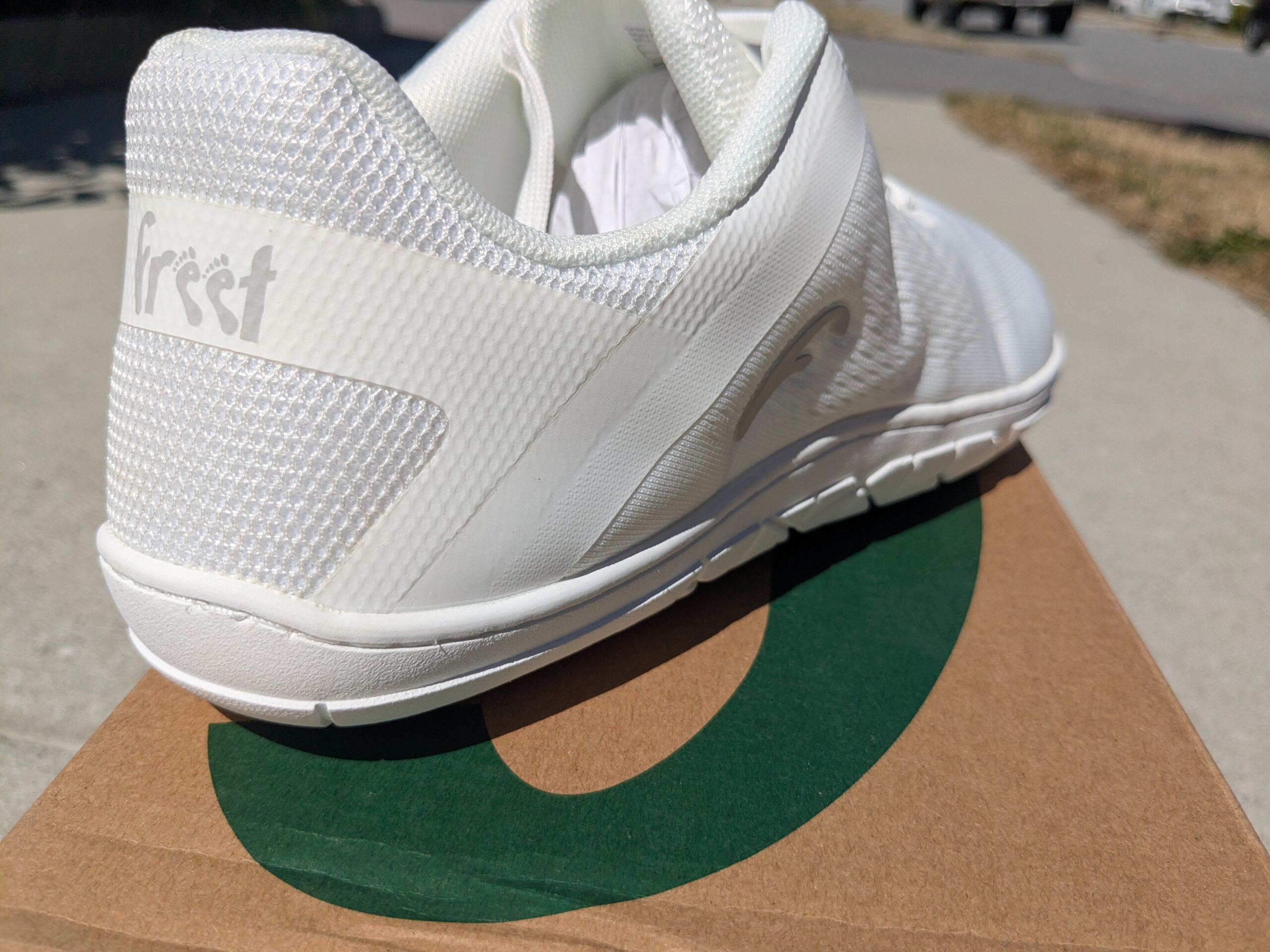 Freet Vibe 2 upper showing strategically placed overlays for secure fit