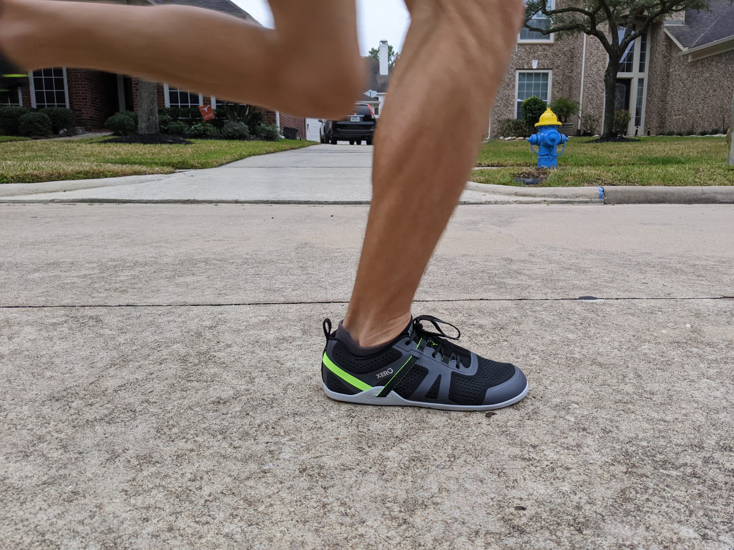 Running In Barefoot Shoe