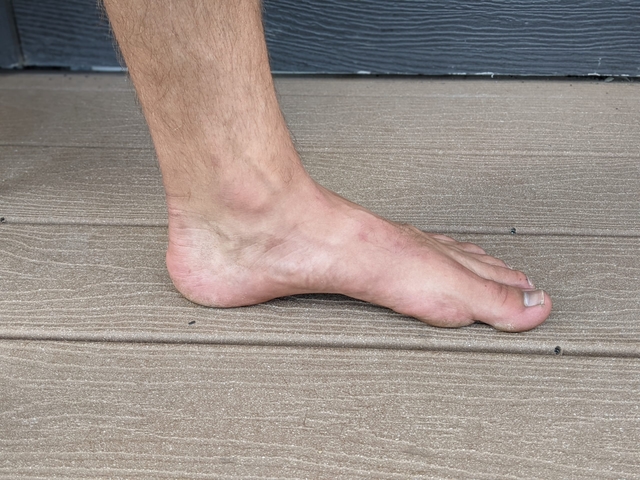 Step 1 in Barefoot Running