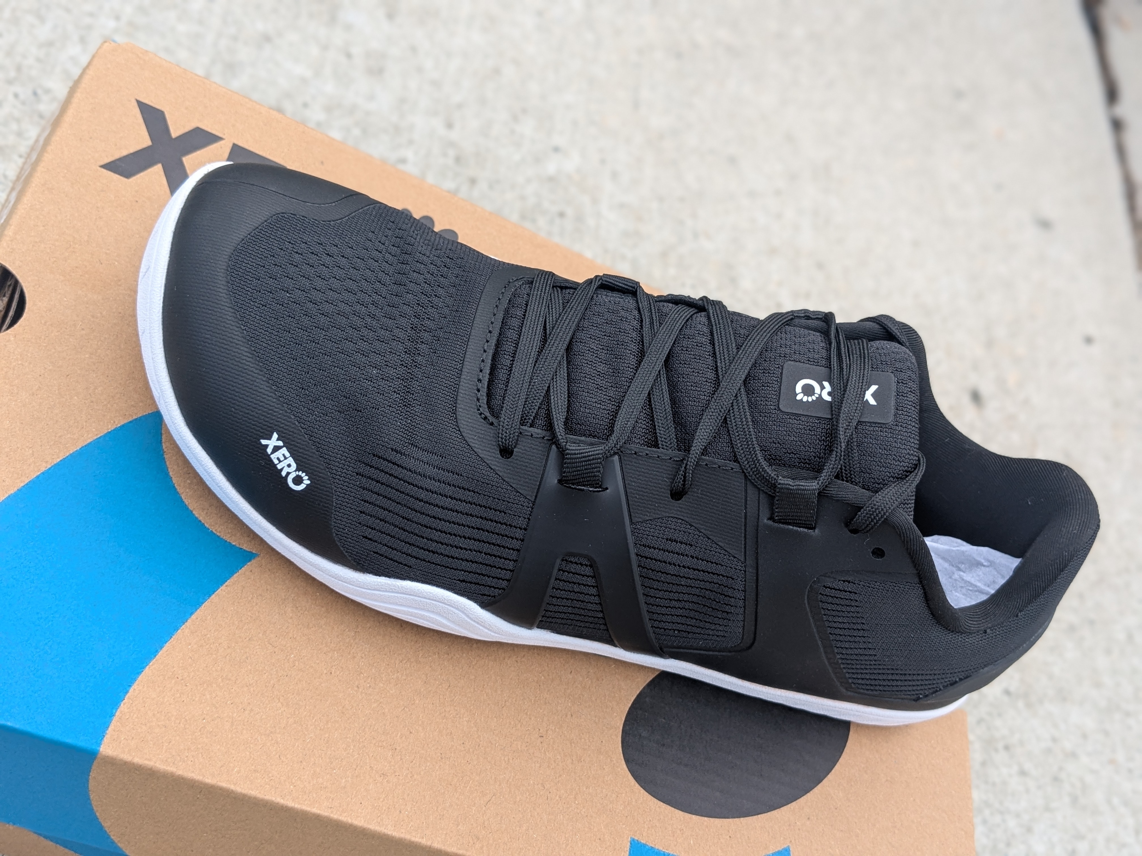 Xero Shoes 360 Rally upper material detail