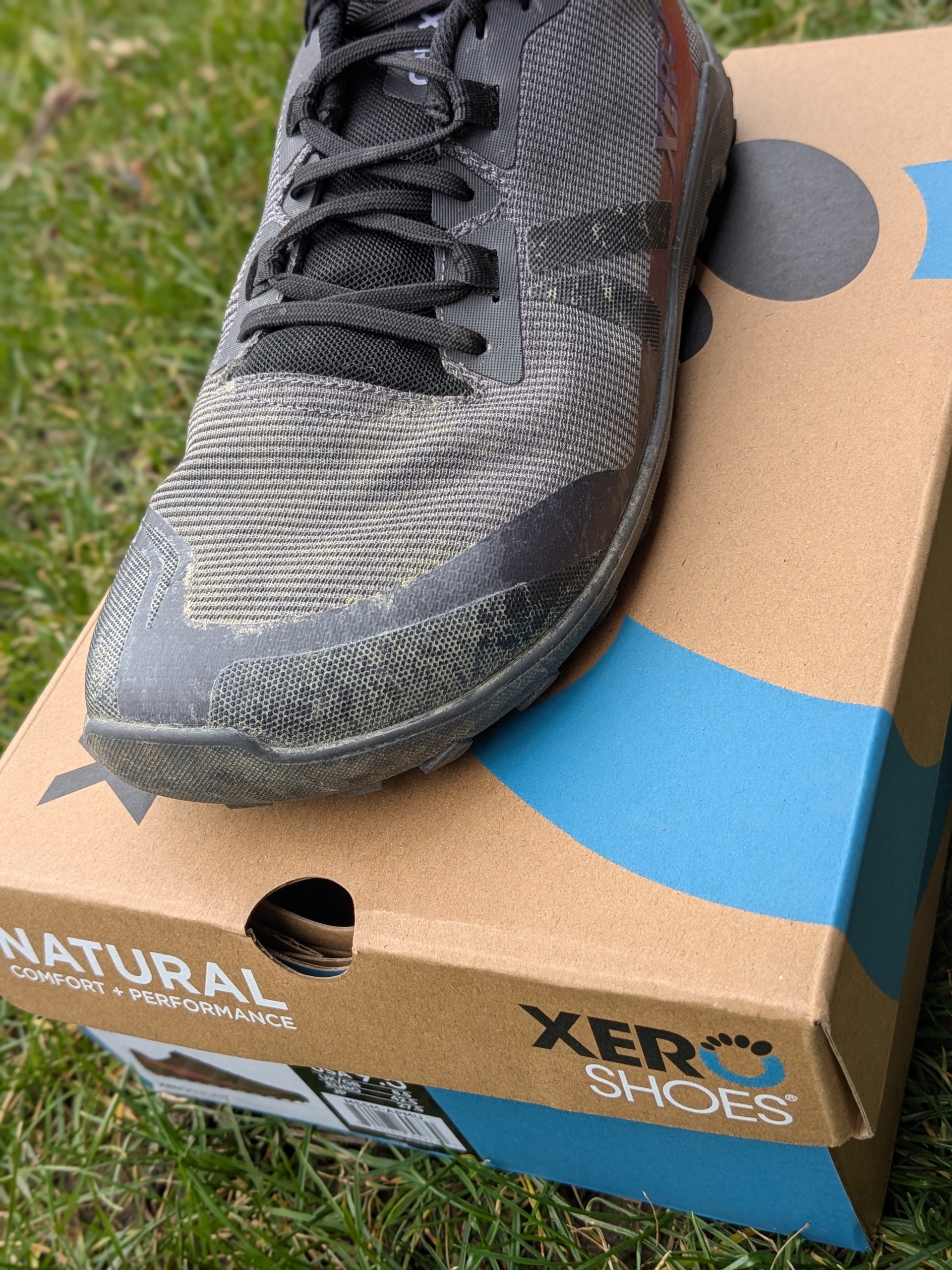 Xero Shoes Mesa Summit toe box shape