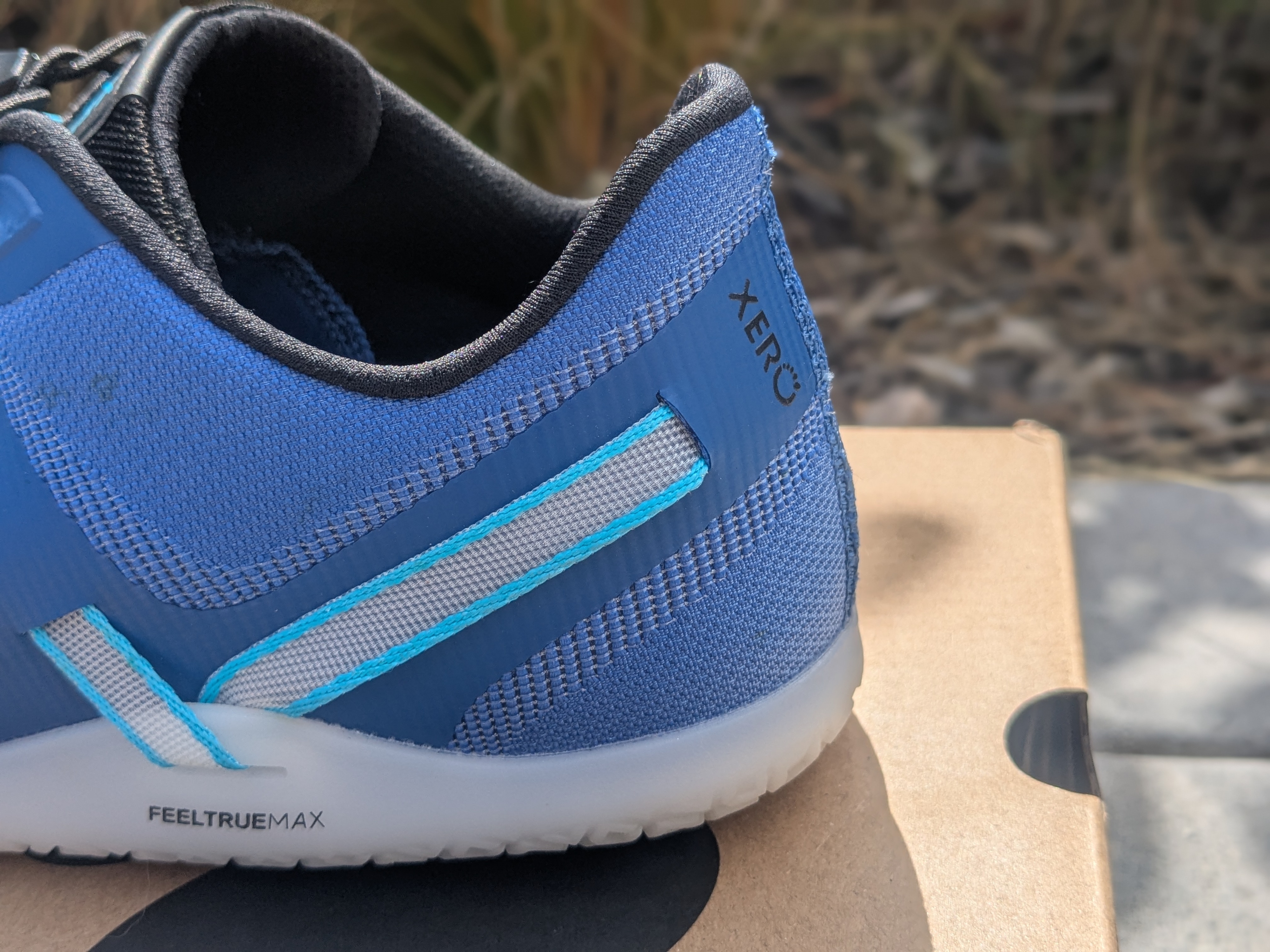 Xero Shoes XT Max heel cuff detail