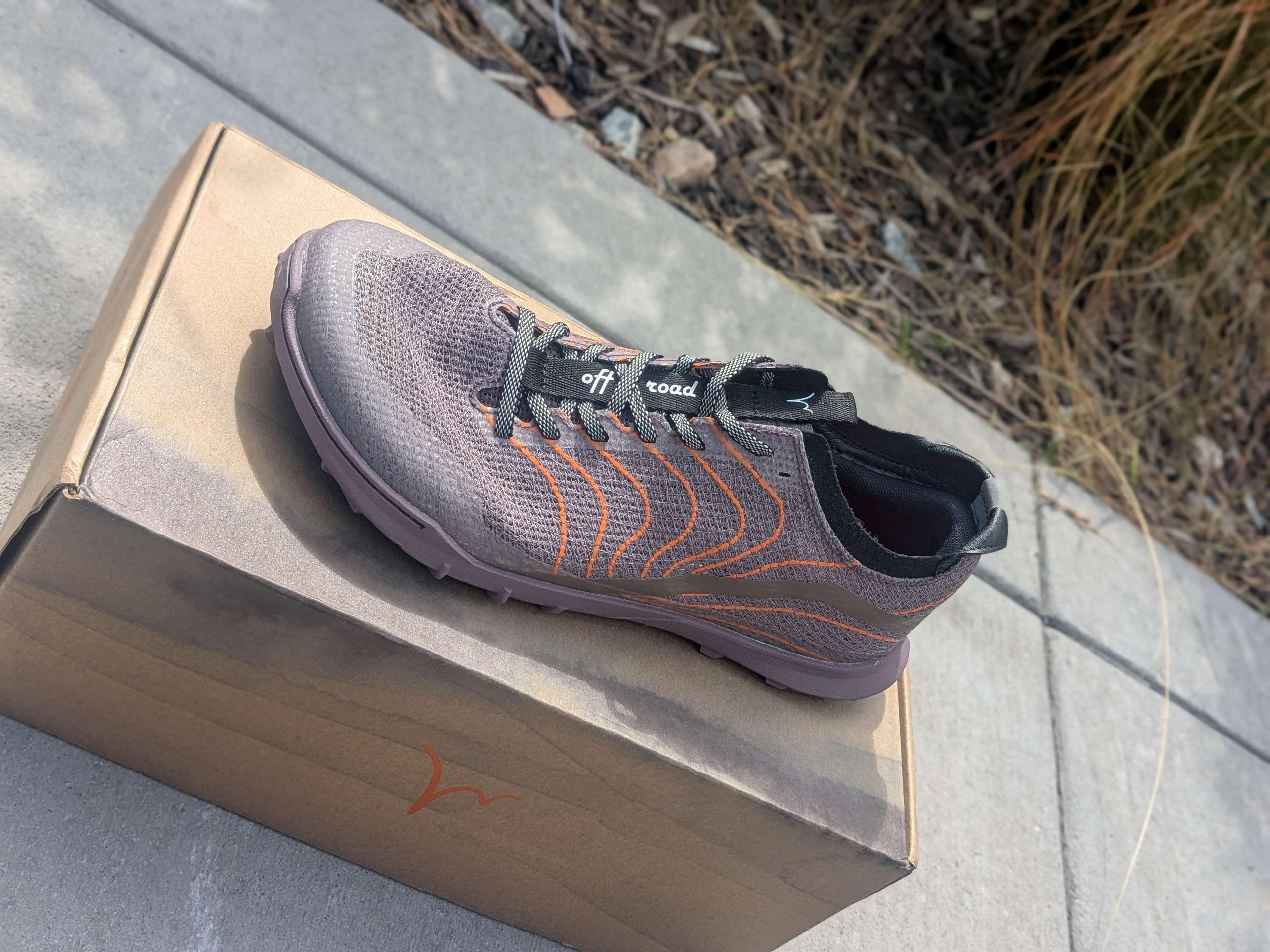 Lono Barefoot Verve upper detail showing knit construction