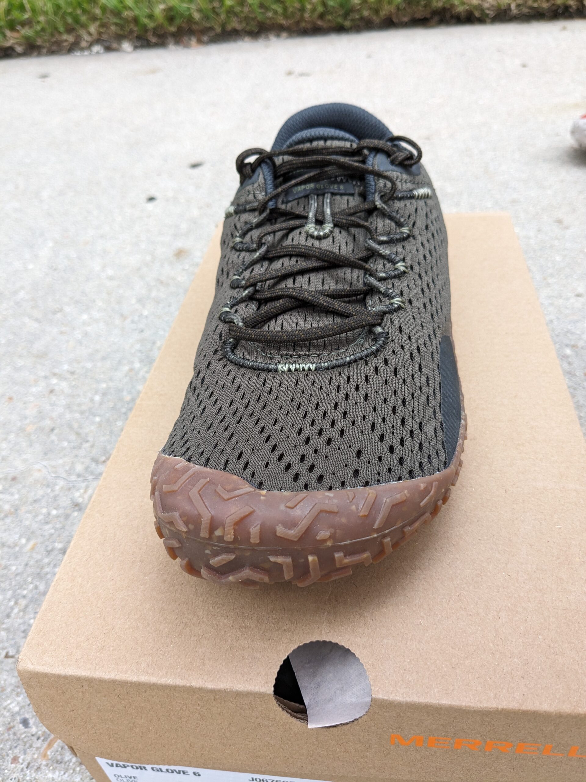 Merrell Vapor Glove 6 toe cap