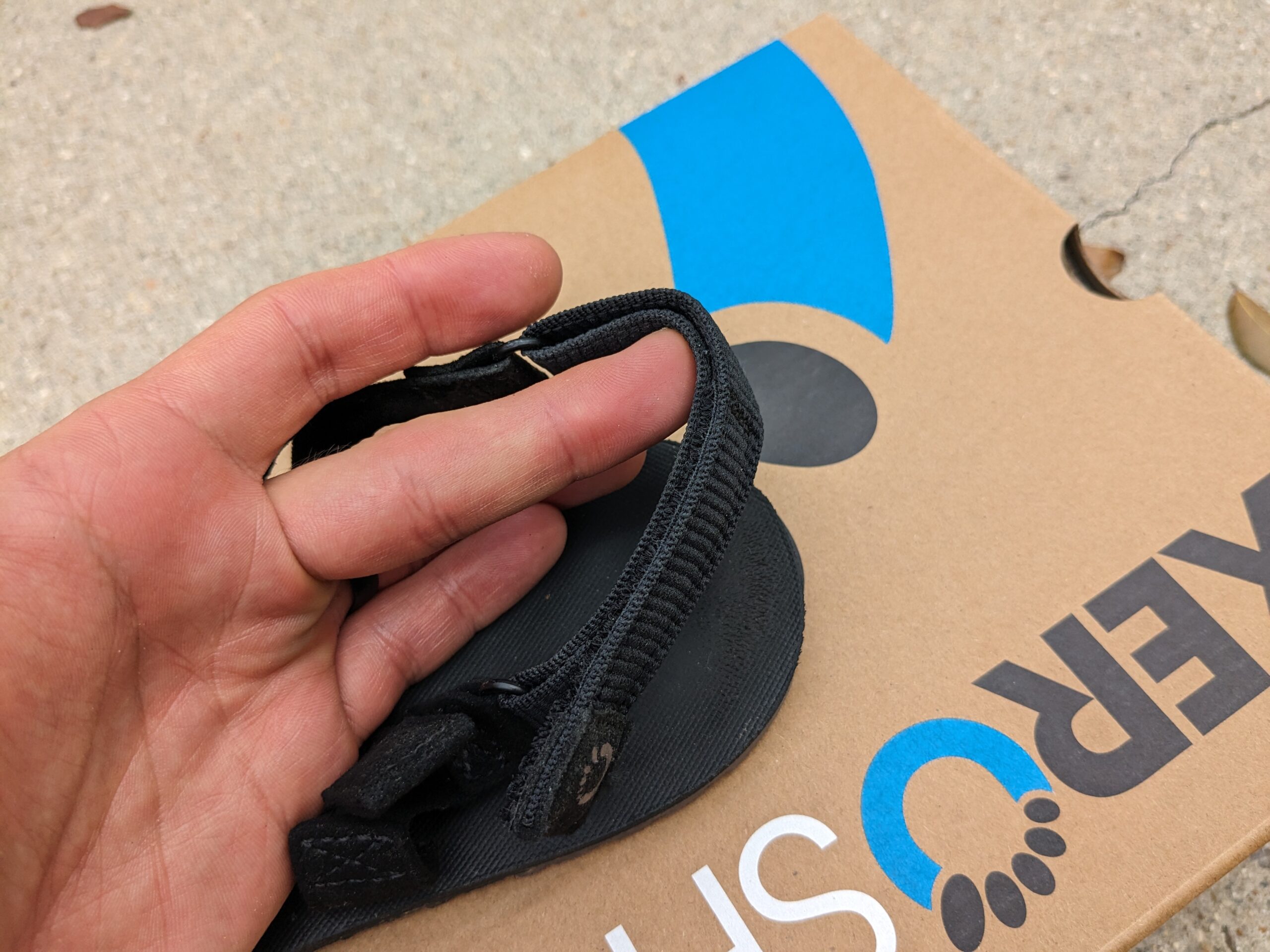 xero shoes h trail heel strap