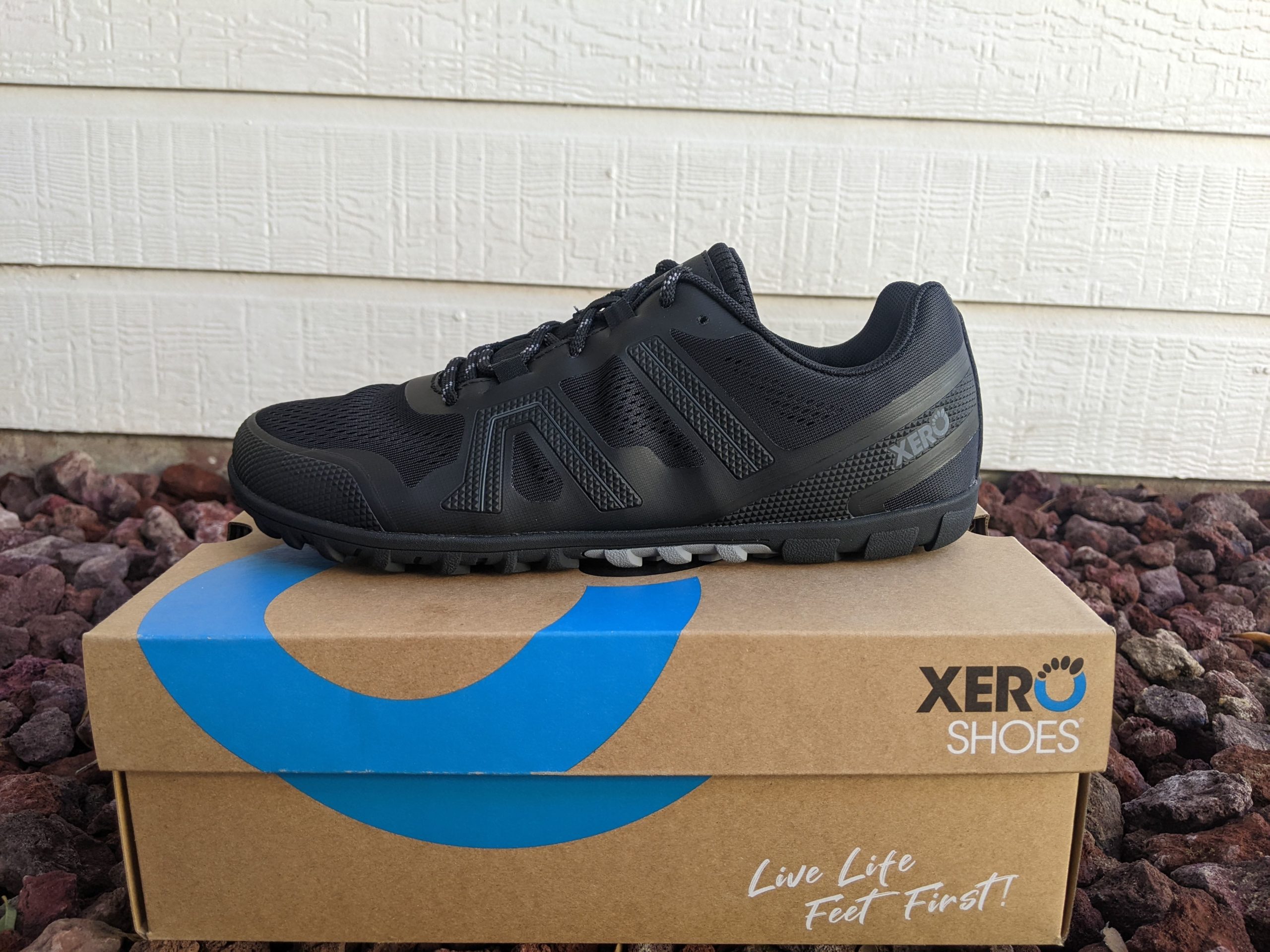 Xero Shoes Men's Mesa Trail WP Shoe - Waterproof Barefoot Trail Runner